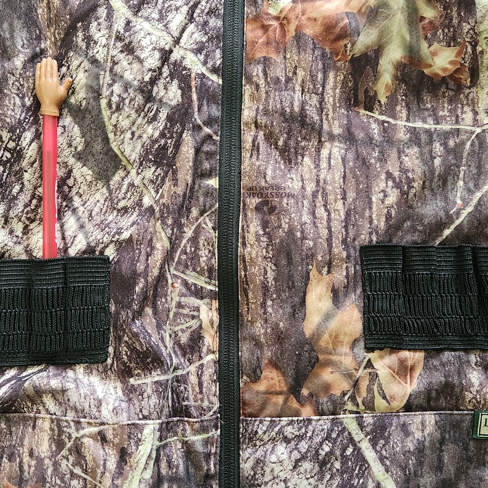 Vintage Lewis and‎ Clark Mossy Oak bomber jacket size XL Reversable - Picture 2 of 8